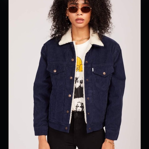 levis navy jacket